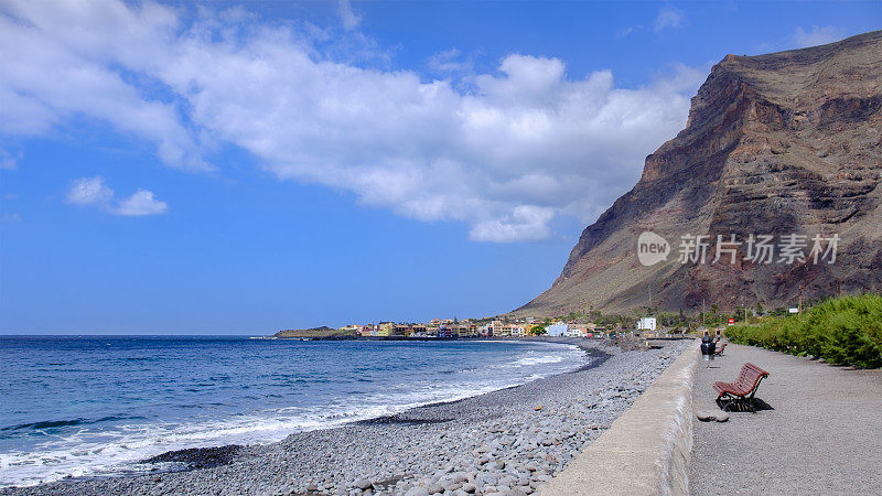 拉戈梅拉，加那利群岛(E)-Valle Gran Rey, Playa de La Calera